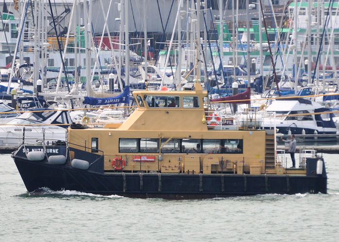 Photograph of the vessel  SD Nutbourne pictured in Portsmouth Harbour on 7th June 2013