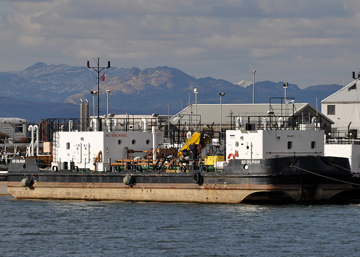 Photograph of the vessel  SD Oilman pictured in Great Harbour, Greenock on 29th March 2013