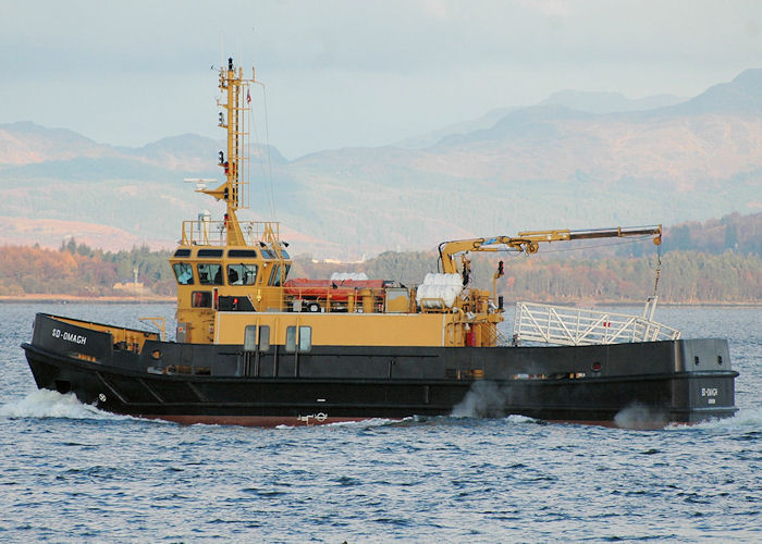 Photograph of the vessel  SD Omagh pictured passing Greenock on 22nd November 2010