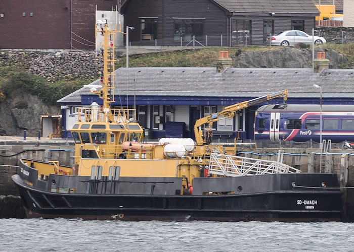 Photograph of the vessel  SD Omagh pictured at Kyle of Lochalsh on 8th April 2012