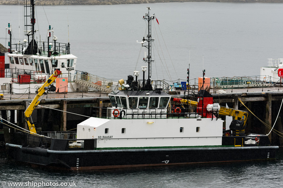 Photograph of the vessel  SD Raasay pictured at Kyle of Lochalsh on 19th May 2016