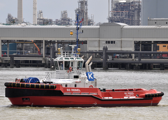 Photograph of the vessel  SD Rebel pictured at Vlaardingen on 22nd June 2012