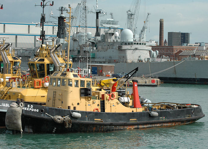  SD Sheepdog pictured in Portsmouth Naval Base on 14th August 2010