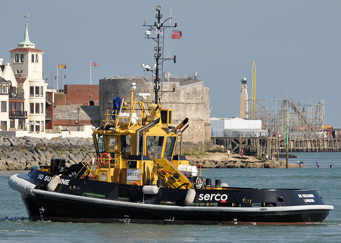 Photograph of the vessel  SD Suzanne pictured in Portsmouth Harbour on 8th June 2013