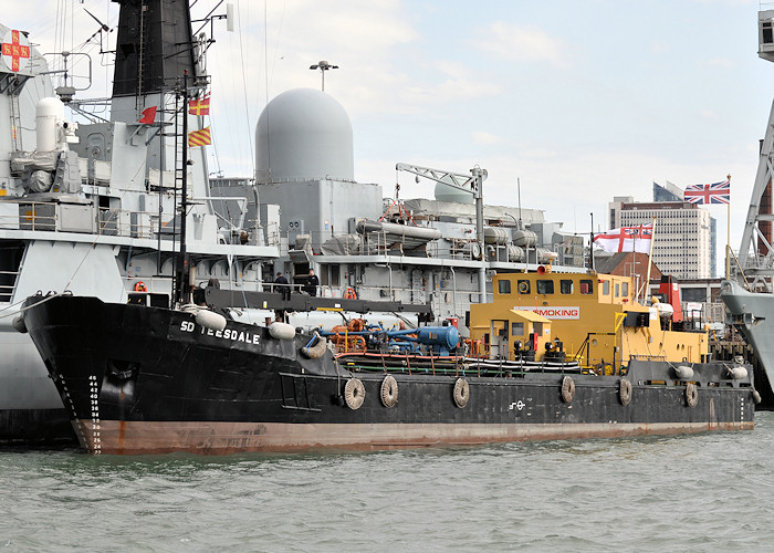 Photograph of the vessel  SD Teesdale pictured in Portsmouth Naval Base on 20th July 2012