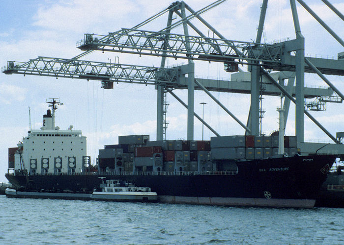 Photograph of the vessel  Sea Adventure pictured in Europahaven, Europoort on 20th April 1997