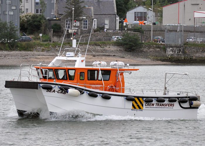 Photograph of the vessel  Sea-Cab pictured at Aberdeen on 12th September 2013