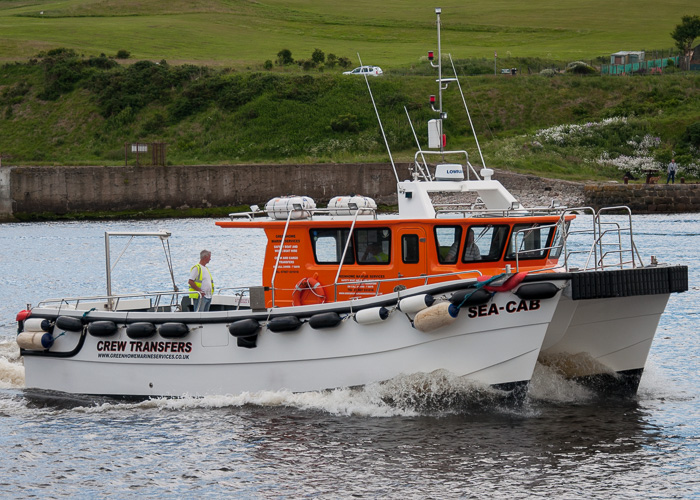 Photograph of the vessel  Sea-Cab pictured at Aberdeen on 11th June 2014