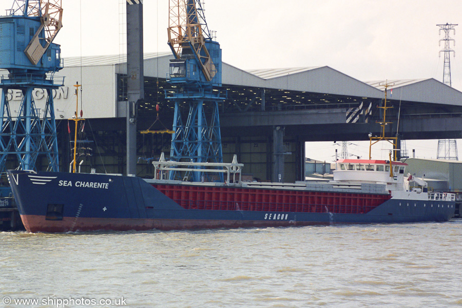 Photograph of the vessel  Sea Charente pictured at Northfleet on 16th August 2003