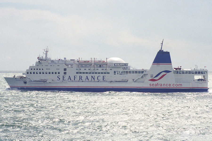 Seafrance Cezanne pictured departing Dover on 13th May 2003