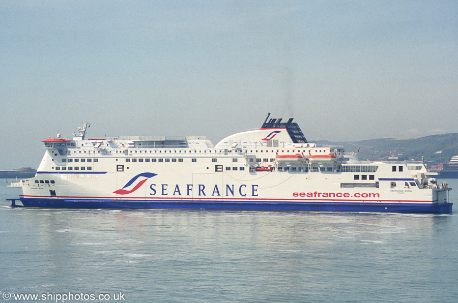 Seafrance Rodin pictured arriving at Dover on 7th May 2003