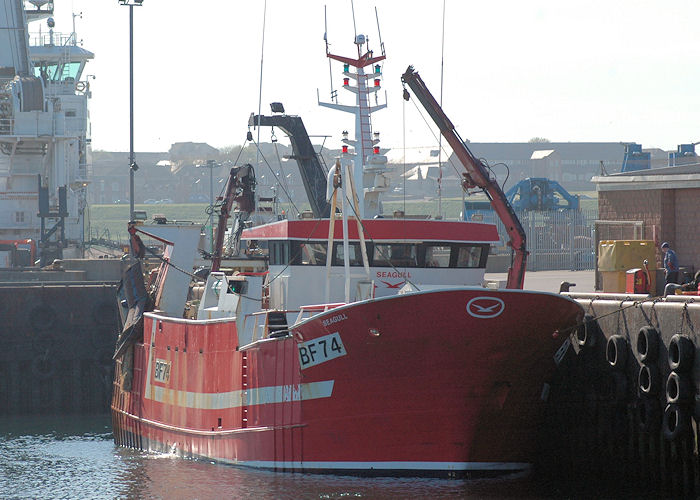 fv Seagull pictured at Peterhead on 28th April 2011