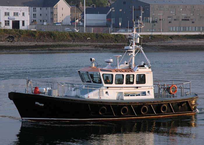 Photograph of the vessel pv Sea Haven pictured at Aberdeen on 29th April 2011