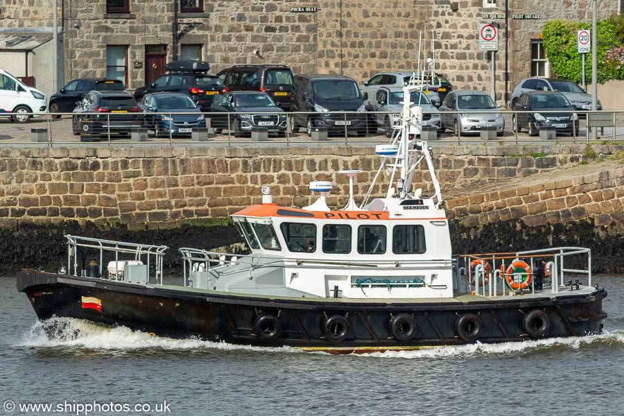 Photograph of the vessel pv Sea Haven pictured at Aberdeen on 13th September 2024