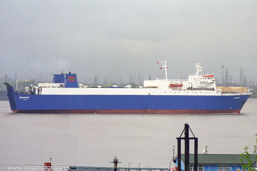Seahawk pictured passing Gravesend on 2nd May 2003