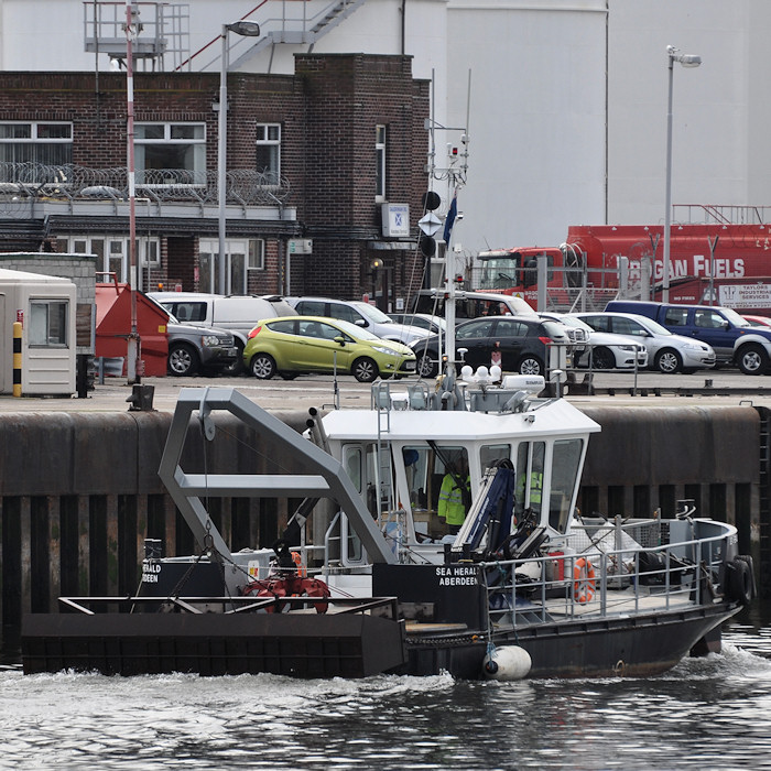 Photograph of the vessel  Sea Herald pictured at Aberdeen on 17th April 2012