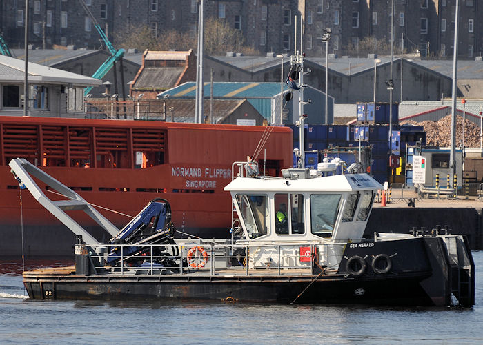 Photograph of the vessel  Sea Herald pictured at Aberdeen on 7th May 2013