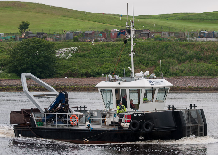 Photograph of the vessel  Sea Herald pictured at Aberdeen on 10th June 2014