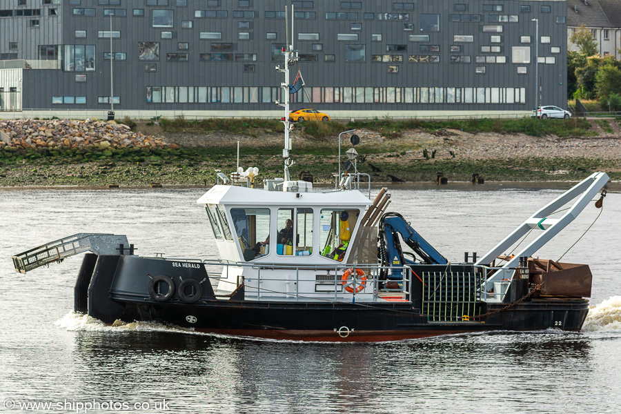 Sea Herald pictured at Aberdeen on 12th October 2021