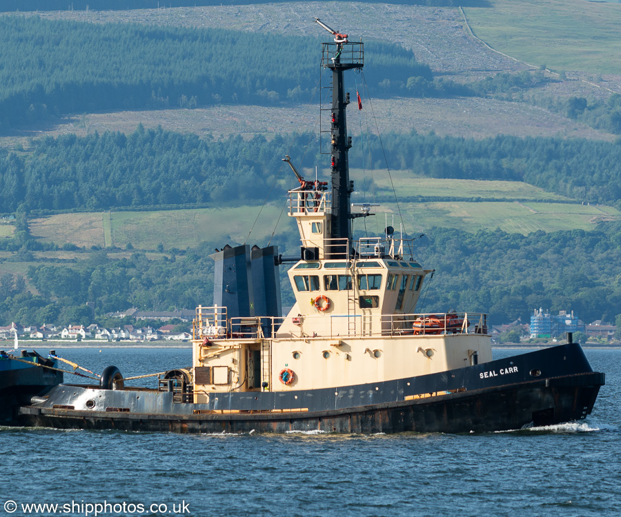 Photograph of the vessel  Seal Carr pictured passing Greenock on 15th July 2021
