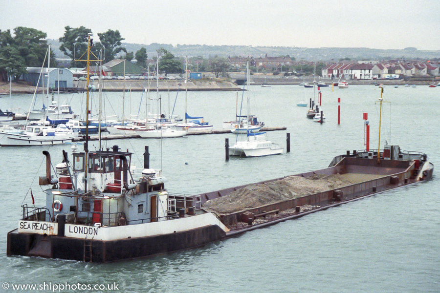 Photograph of the vessel  Sea Reach pictured in Portsmouth Harbour on 11th August 1989