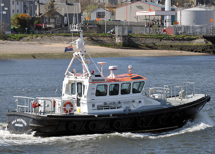 Photograph of the vessel pv Sea Shepherd pictured at Aberdeen on 13th May 2013