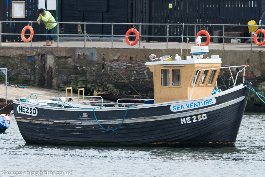 Photograph of the vessel fv Sea Venture pictured at South Shields on 12th May 2018