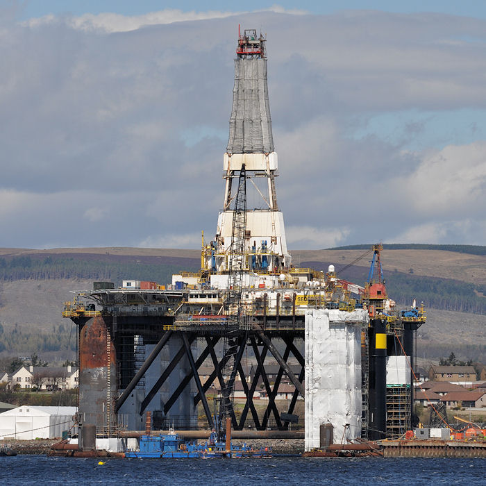 Photograph of the vessel  Sedco 712 pictured at Invergordon on 5th May 2013