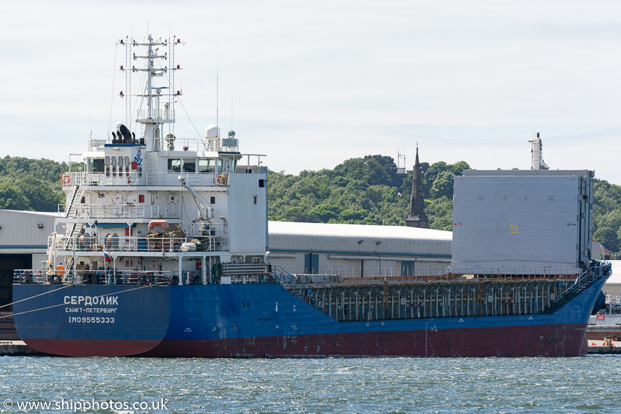 Photograph of the vessel  Serdolik pictured in West Float, Birkenhead on 21st June 2015