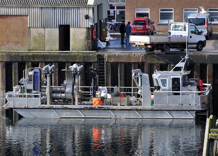 Photograph of the vessel  Serenity pictured at Kinlochbervie on 13th April 2012