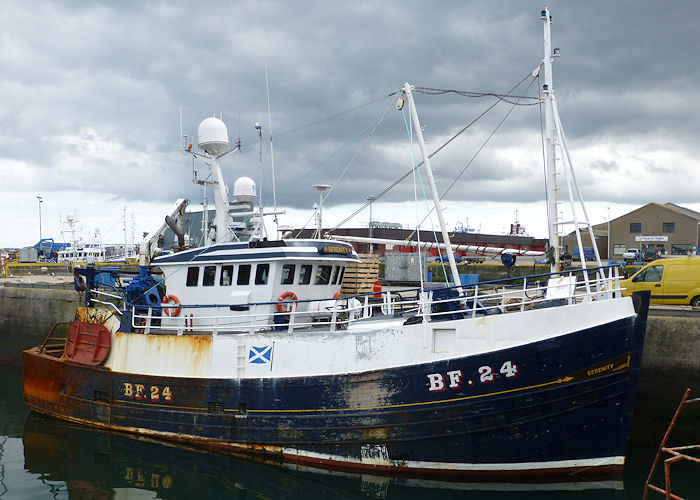 Photograph of the vessel fv Serenity pictured at Fraserburgh on 6th May 2013