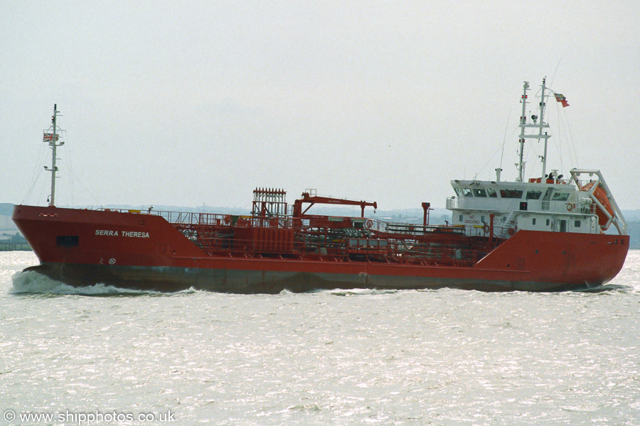 Photograph of the vessel  Serra Theresa pictured on the River Thames on 16th August 2003