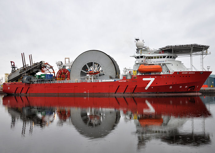 Photograph of the vessel  Seven Navica pictured at Leith on 18th May 2013