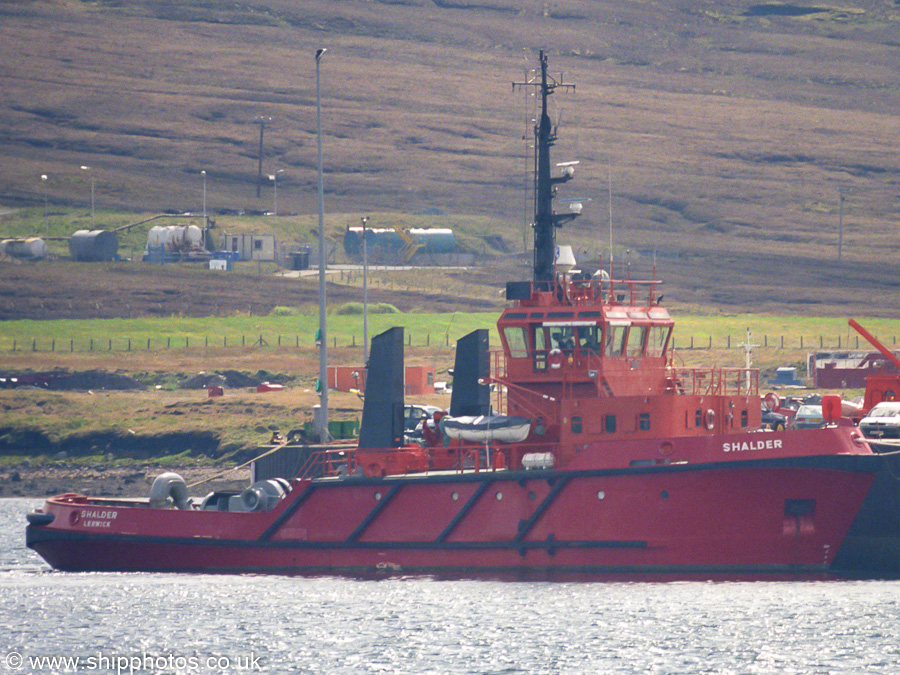 Photograph of the vessel  Shalder pictured at Sella Ness on 11th May 2003