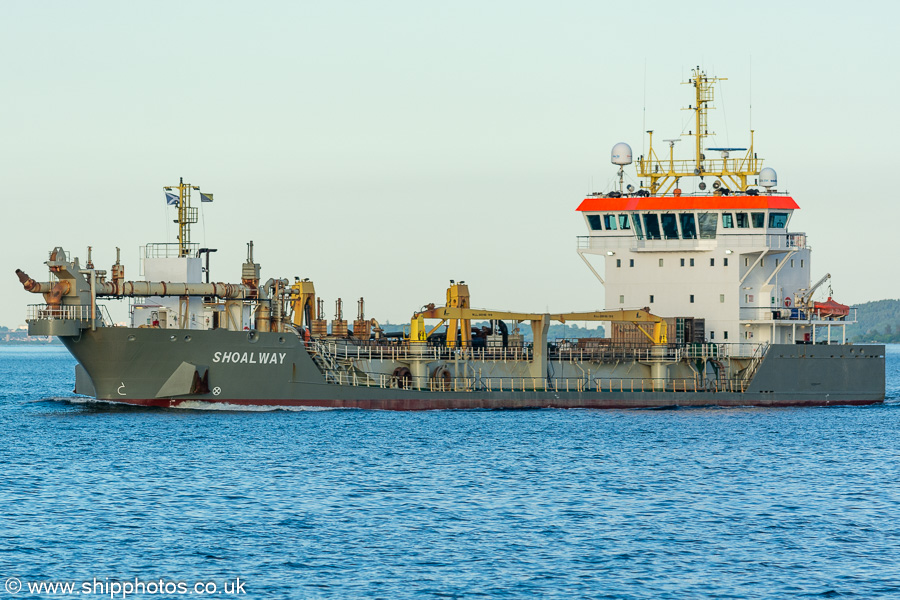 Photograph of the vessel  Shoalway pictured passing Greenock on 20th May 2024