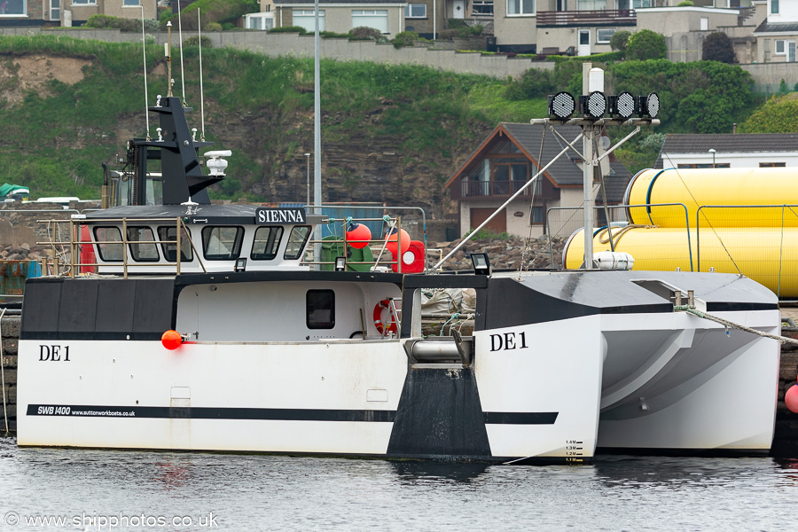 Photograph of the vessel fv Sienna pictured at Wick on 12th May 2024