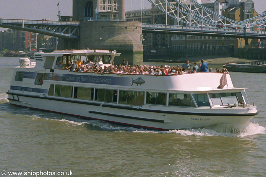 Photograph of the vessel  Silver Bonito pictured in London on 16th July 2005