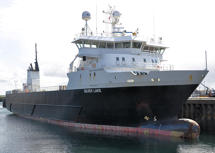 Photograph of the vessel  Silver Lake pictured at Fraserburgh on 15th April 2012