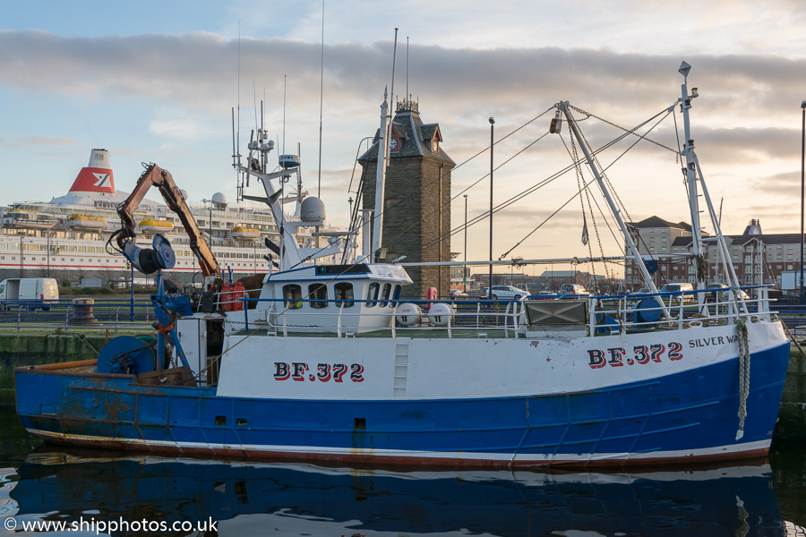 Photograph of the vessel fv Silver Wave pictured at Royal Quays, North Shields on 27th December 2016