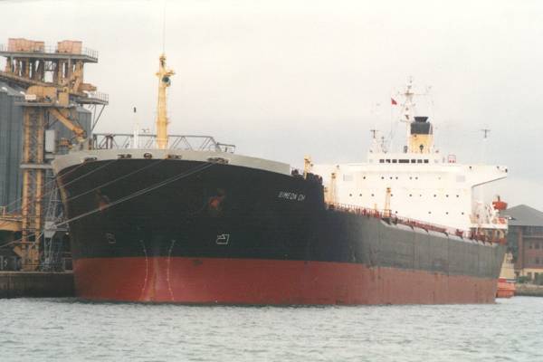 Photograph of the vessel  Simeon Ch pictured in Southampton on 6th November 1997