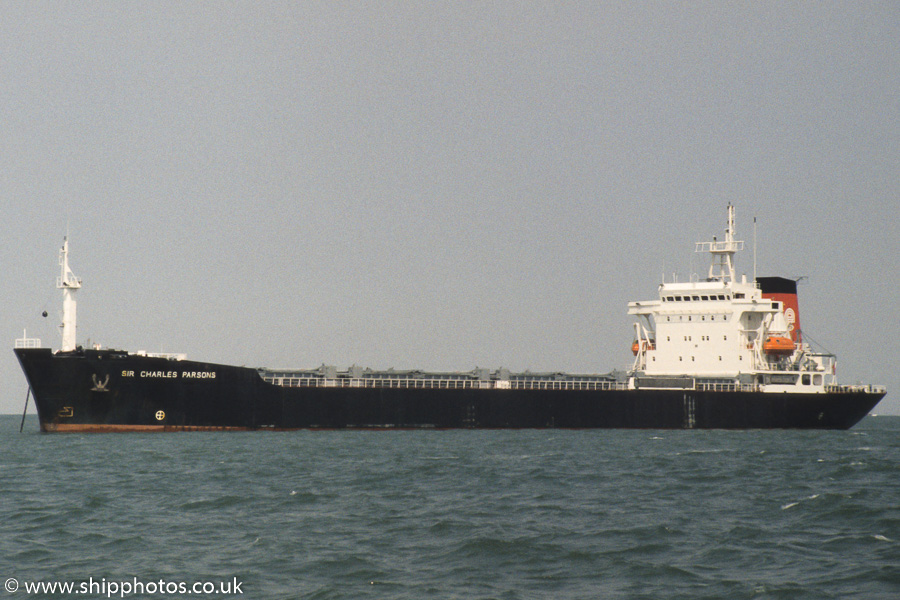 Photograph of the vessel  Sir Charles Parsons pictured on the River Thames on 17th June 1989