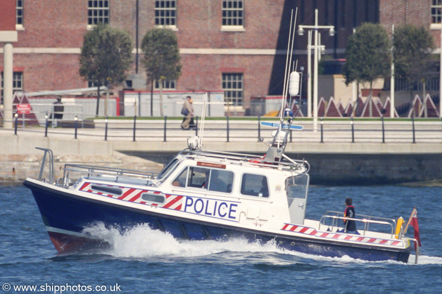 Photograph of the vessel  Sir James Scott pictured in Portsmouth Harbour on 5th May 2003