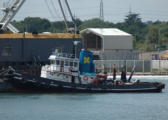Photograph of the vessel  Sir Silas pictured at Marchwood on 13th June 2009