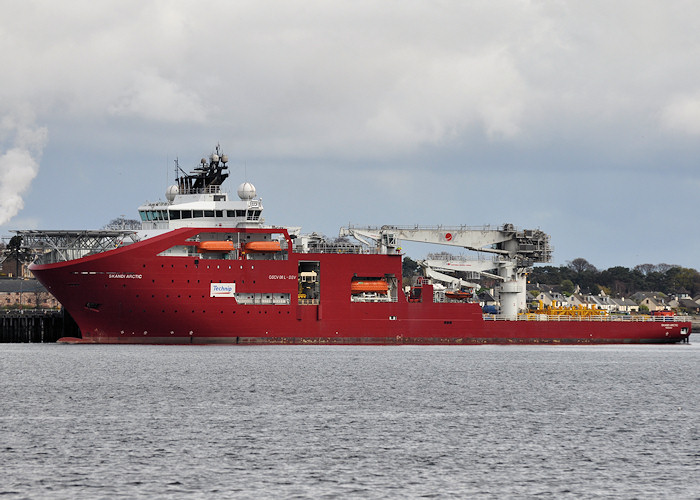 Photograph of the vessel  Skandi Arctic pictured at Invergordon on 11th April 2012