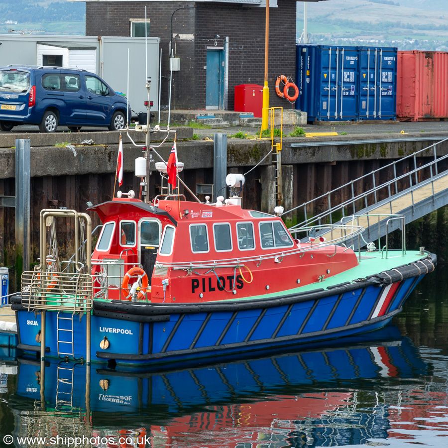 Photograph of the vessel pv Skua pictured at Greenock on 9th May 2024