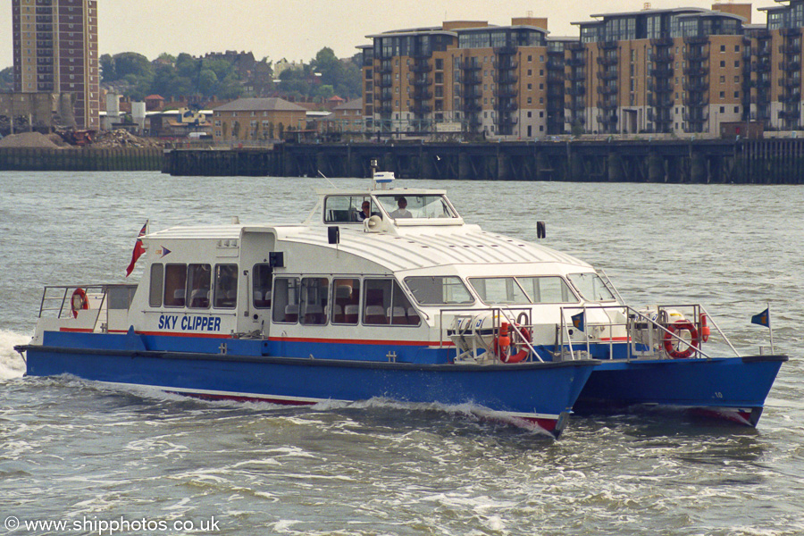  Sky Clipper pictured in London on 3rd September 2002