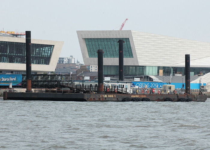 Photograph of the vessel  Skyline Barge 15 pictured at Liverpool on 27th June 2009