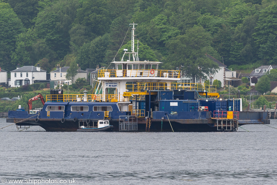 Photograph of the vessel  Sleat pictured in Holy Loch on 21st June 2024
