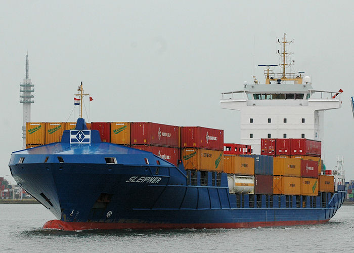 Photograph of the vessel  Sleipner pictured departing Prinses Beatrixhaven, Rotterdam on 20th June 2010