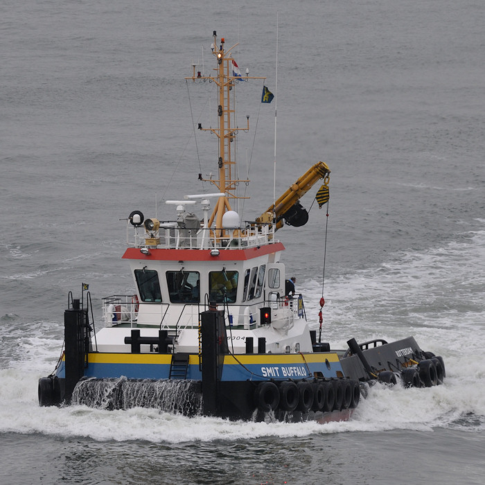 Photograph of the vessel  Smit Buffalo pictured departing Rotterdam on 26th June 2012